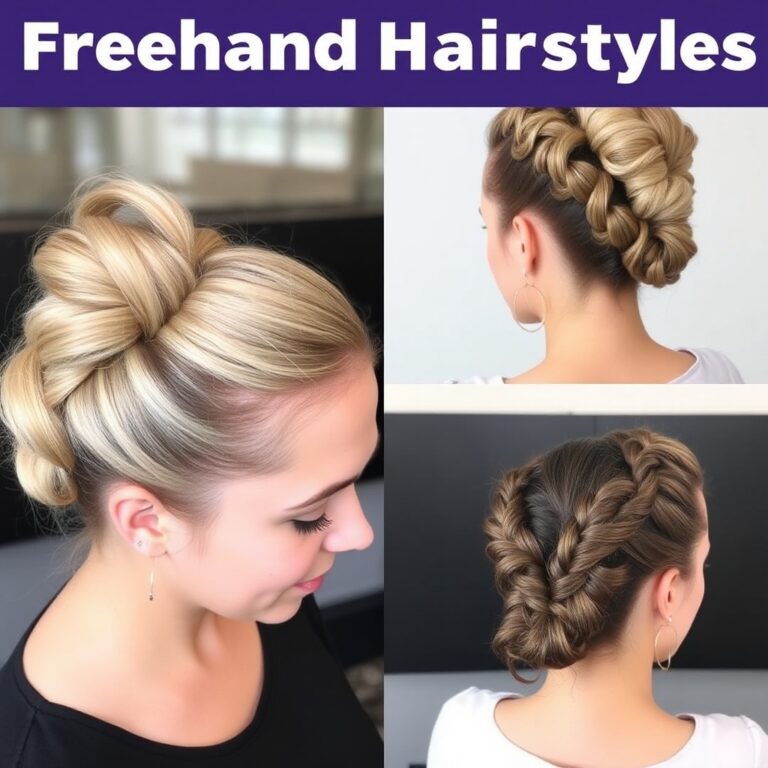 12+ Creative Freehand Hairstyles: Elevate Your Look With Hair Designs