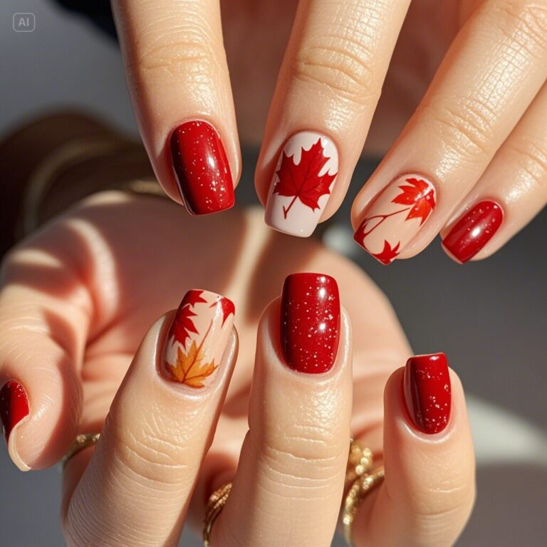 Red Fall Nail Ideas To Nail The Perfect Autumn Vibe 2024