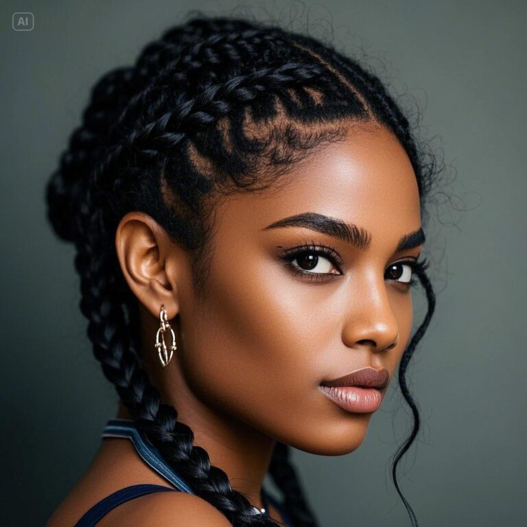 Stylish Braids For Black Hairs: Effortless & Romantic Hairstyles