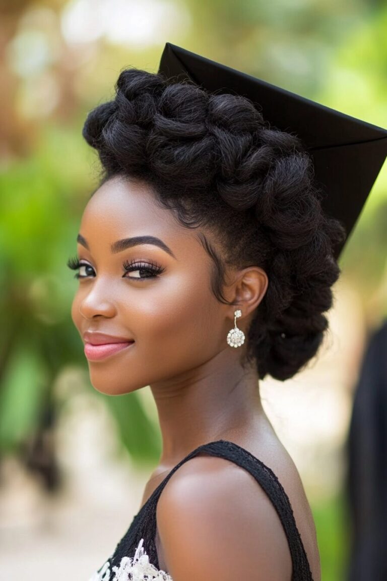 Chic Hairstyles For Black Women Graduation – Lovely 15 Looks